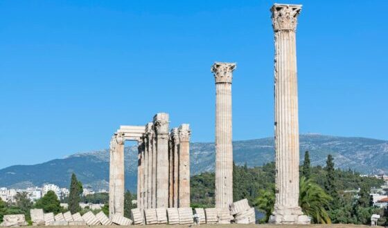 Templo de Zeus Olímpico, Atenas, Grecia, Europa